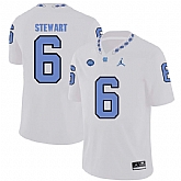 North Carolina Tar Heels 6 M.J. Stewart White College Football Jersey Dzhi,baseball caps,new era cap wholesale,wholesale hats